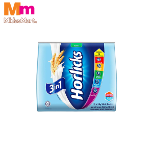 HORLICKS 3-IN-1 LITE WITH FIBER MULTIPACK (10 X 28G)