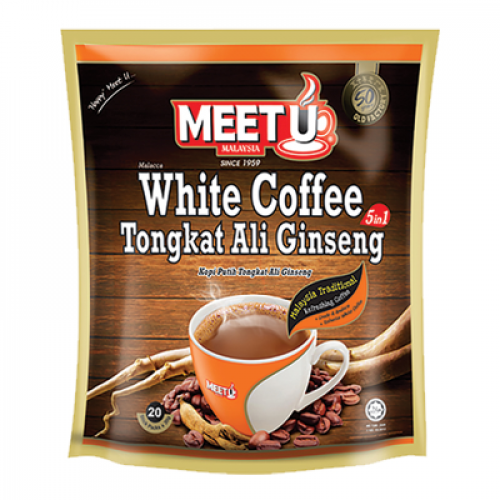 MEET U WHITE COFFEE T/ALI GINSENG 1X20X28G