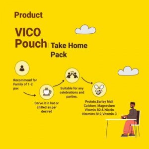 VICO POUCH CHOCOLATE MALT DRINK 400G
