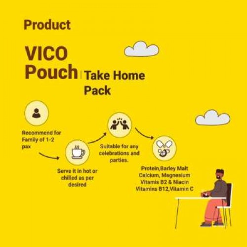 VICO POUCH CHOCOLATE MALT DRINK 400G