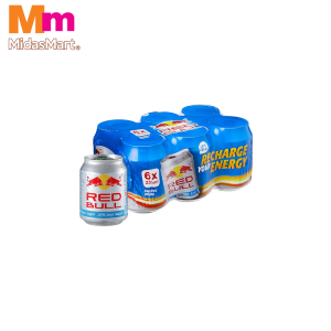 RED BULL LESS SUGAR ENERGY DRINK PACK (6 X 250ML)