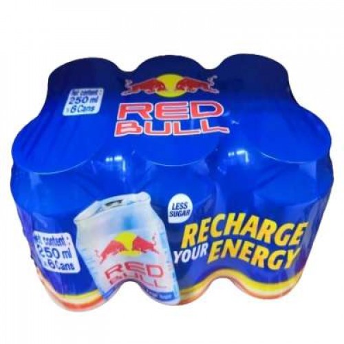 RED BULL LESS SUGAR 6 x 250ML