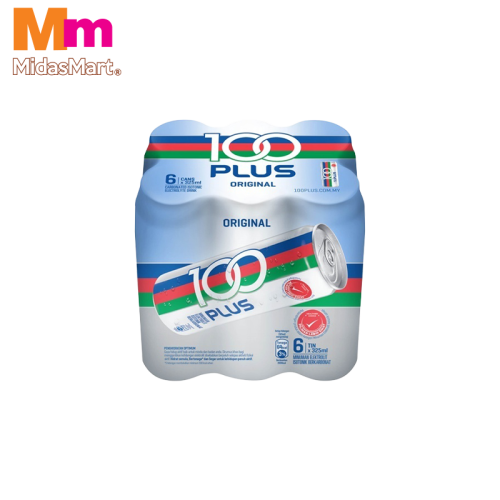 100 PLUS ISOTONIC DRINK ORIGINAL PACK (6 X 325ML)