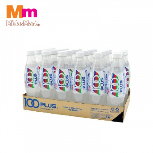 100 PLUS PET REGULAR 24X500ML 100 PLUS PET REGULAR 24X500ML