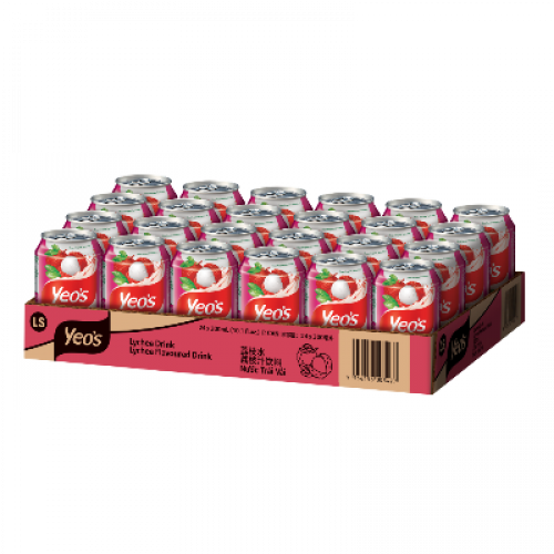 YEO'S CAN LYCHEE 24 x 300ML