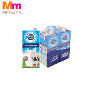 DUTCH LADY UHT FULL CREAM MILK PACK (4 X 1L)