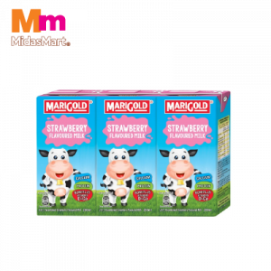 MARIGOLD UHT MILK STRAWBERRY 1X3X200ML