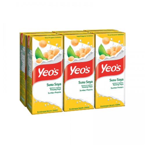 YEO'S SOYA MILK 1X6X250ML