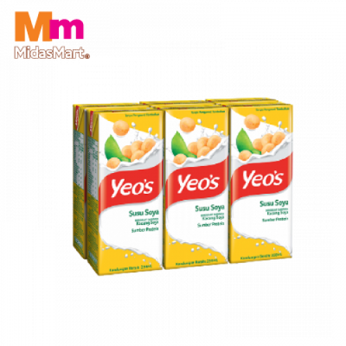 YEO'S SOYA MILK 1X6X250ML