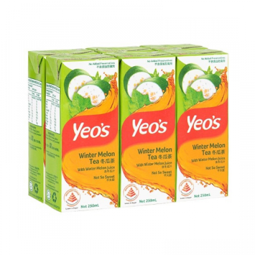 YEO'S W/MELON TEA 1X6X250ML