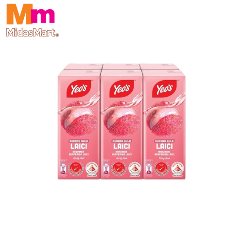 YEO'S LYCHEE DRINK PACK (6 X 250ML)