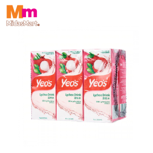 YEO'S LYCHEE 1X6X250ML