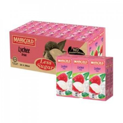 MARIGOLD UHT LYCHEE 4X6X250ML