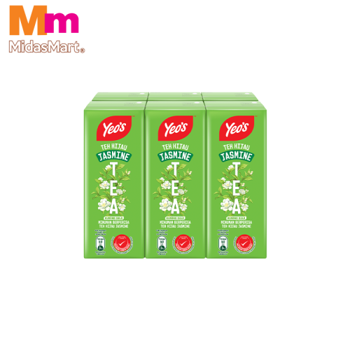 YEO'S JASMINE GREEN TEA PACK (6 X 250ML)