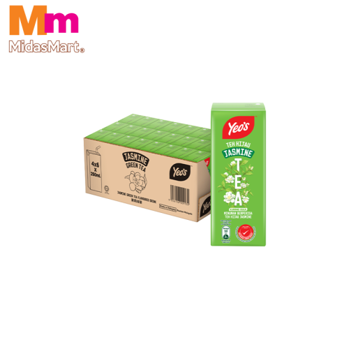 YEO'S JASMINE GREEN TEA VALUE PACK (4 X 6 X 250ML)