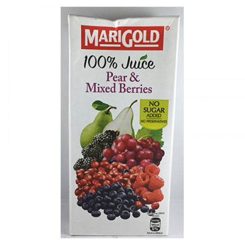 MARIGOLD 100% JUICE MIXED BERRIES 1 x 1LT