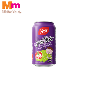JUSTEA WHITE GRAPE WITH ALOE VERA CAN (300ML)
