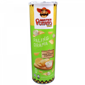 MR POTATO CRISPS  S/CRM&O 1X125G