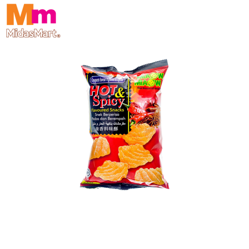 MIAOW MIAOW HOT & SPICY FLAVOR SNACKS (50G)