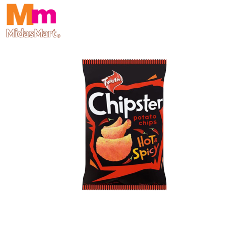 TWISTIES CHIPSTER HOT & SPICY POTATO CHIPS (130G)