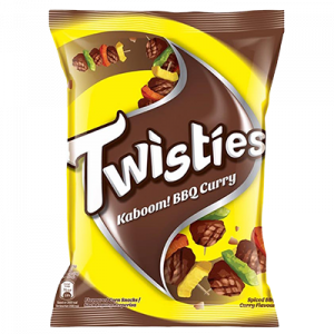 TWISTIES BBQ CURRY 1X60G