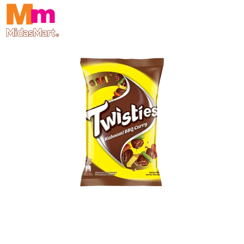 TWISTIES BBQ CURRY CORN SNACKS SHARING PACK (140G)