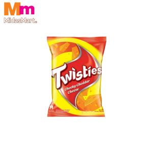 TWISTIES CHEESE FLAVOR CORN SNACKS SHARING PACK (140G)