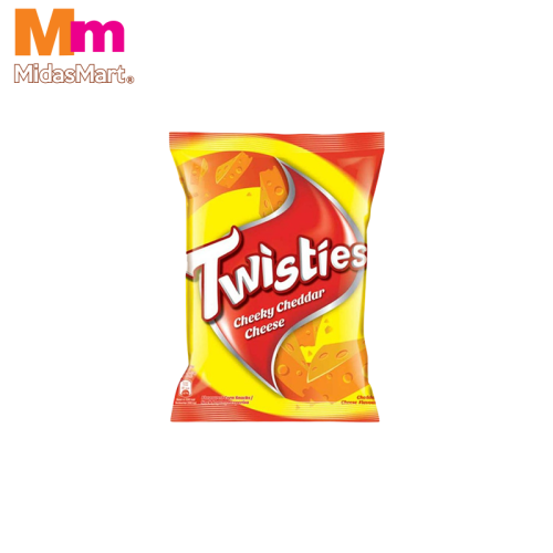 TWISTIES CHEESE FLAVOR CORN SNACKS SHARING PACK (140G)