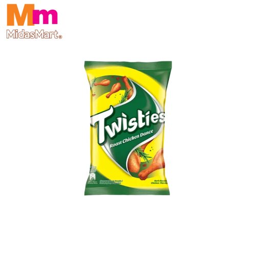 TWISTIES CHICKEN FLAVOR CORN SNACKS SHARING PACK (140G)