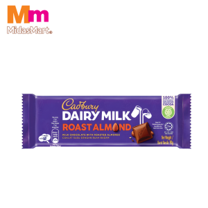 CADBURY DAIRY MILK CHOCOLATE - ROAST ALMOND (130G)