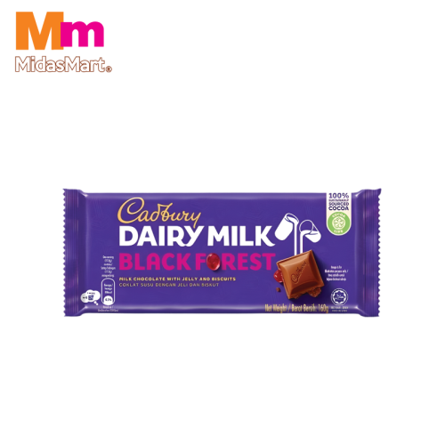 CADBURY DAIRY MILK CHOCOLATE - BLACK FOREST (130G)