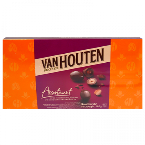 VAN HOUTEN CHOC ALMONDS 1 x 150G