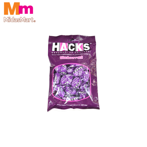 HACKS BLACKCURRANT COUGH DROPS MINI PACK (100G)