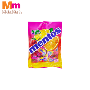 MENTOS MIXED FRUIT CANDY POUCH BAG (36S)