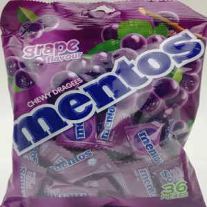MENTOS POUCH BAG GRAPE 1X36s