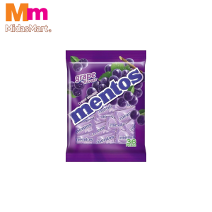 MENTOS GRAPE CANDY POUCH BAG (36S)