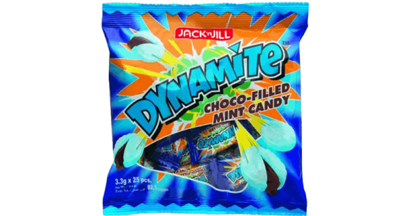 DYNAMITE CHOC FILLED MINT CAND 1 x25X3.3G