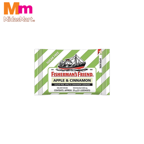 FISHERMAN'S FRIEND SUGAR-FREE APPLE & CINNAMON (25G)
