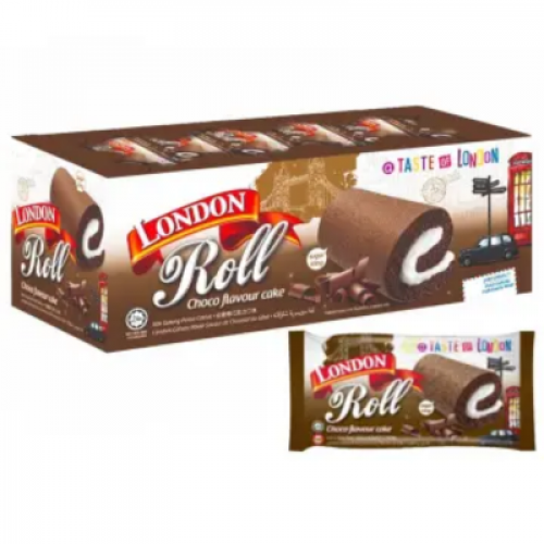 LONDON SWISS ROLL CHOCO 1X20X16G