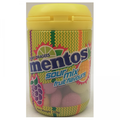 MENTOS BOTTLE SOUR MIX 1X120G