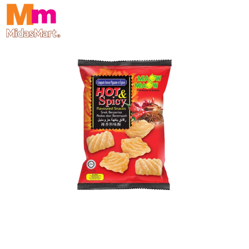 MIAOW MIAOW HOT AND SPICY FLAVOR SNACK JUMBO (450G)