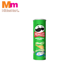 PRINGLES POTATO CRISPS SOUR CREAM & ONION (134G)