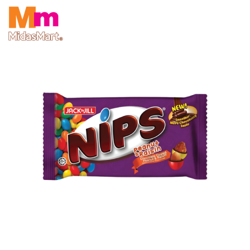 JACK 'N JILL NIPS PEANUT & RAISIN (90G)