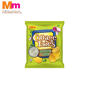 WISE COTTAGE FRIES SOUR CREAM & ONION POTATO CHIPS (60G)