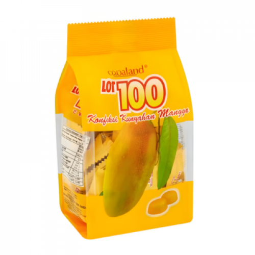 LOT 100 GUMMY MANGO 1X130G