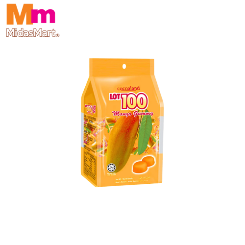LOT 100 MANGO GUMMY CANDY (130G)