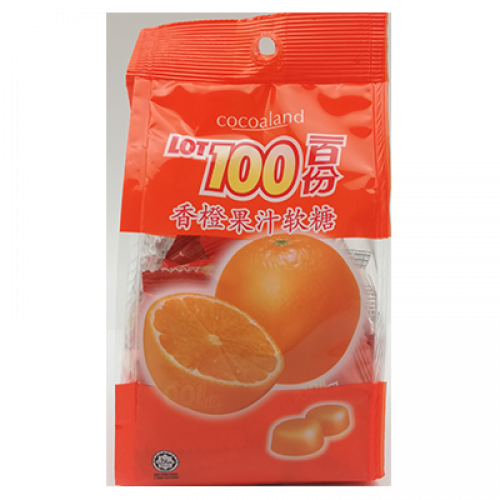 LOT 100 GUMMY ORANGE 1X130G