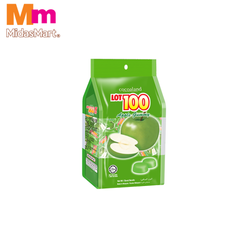 LOT 100 APPLE GUMMY CANDY (130G)