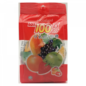 LOT 100 GUMMY ASSORTED 1X130G