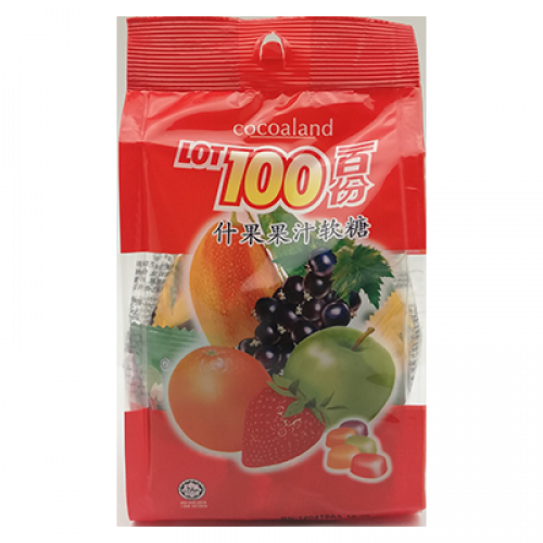 LOT 100 GUMMY ASSORTED 1X130G